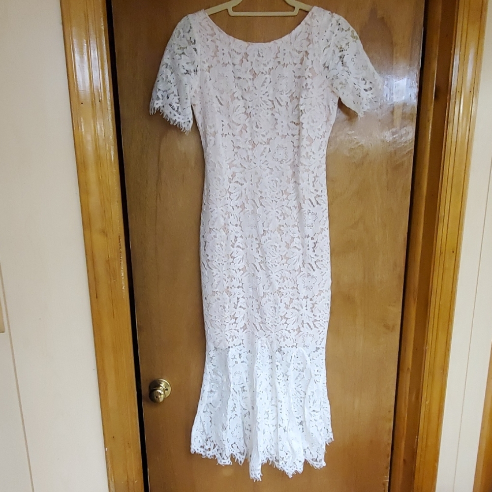 White Lacey dress